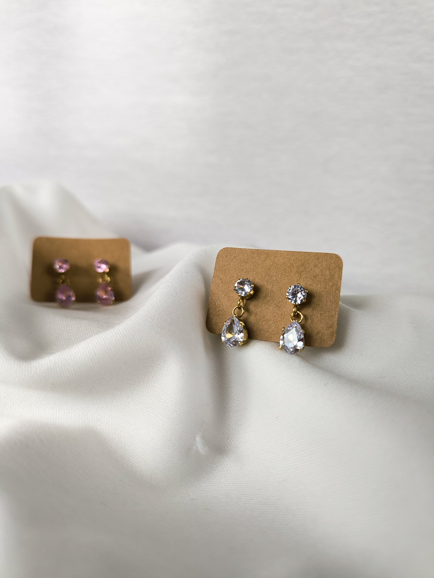 boucle d'oreille Strass