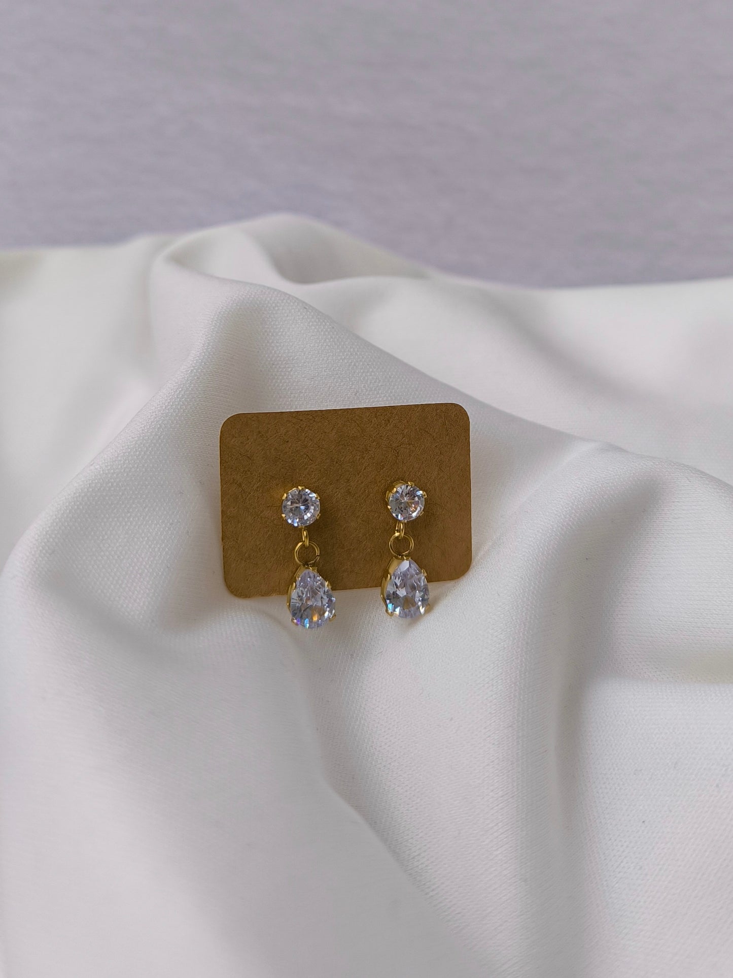 boucle d'oreille Strass